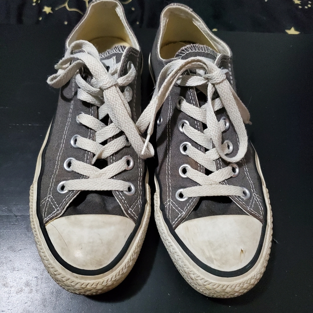 Grey Converse womens 7